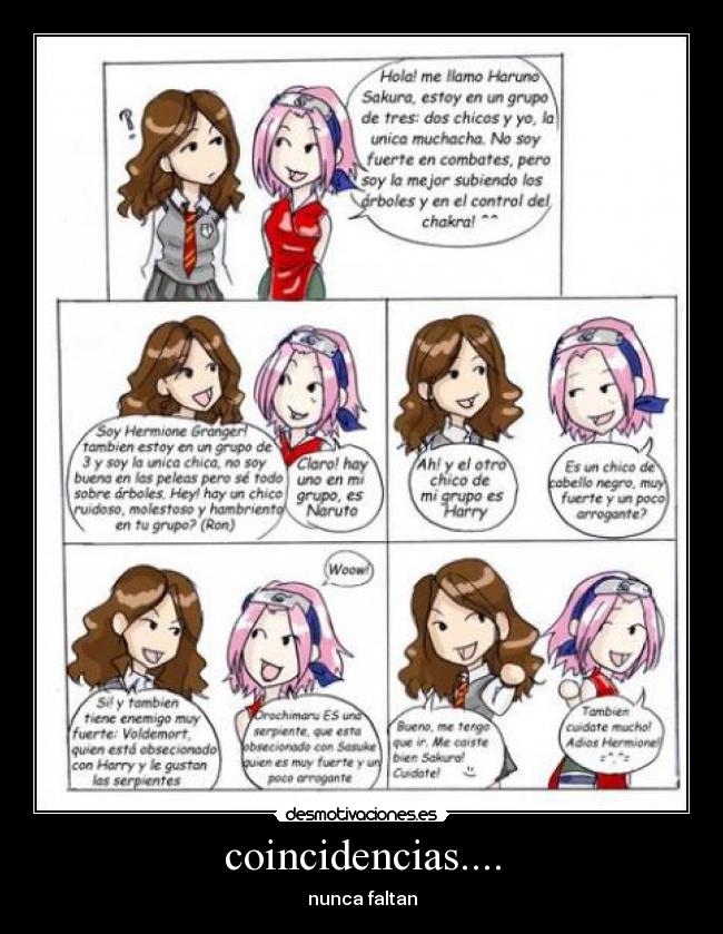 coincidencias.... - 