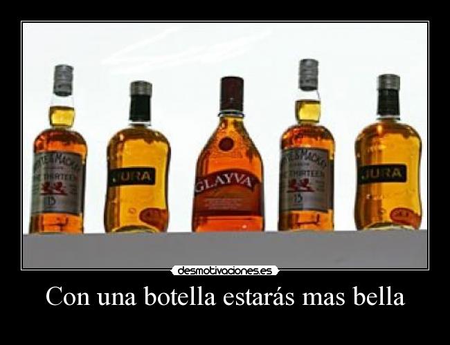 Con una botella estarás mas bella - 