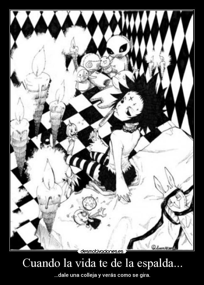 Cuando la vida te de la espalda... - 
