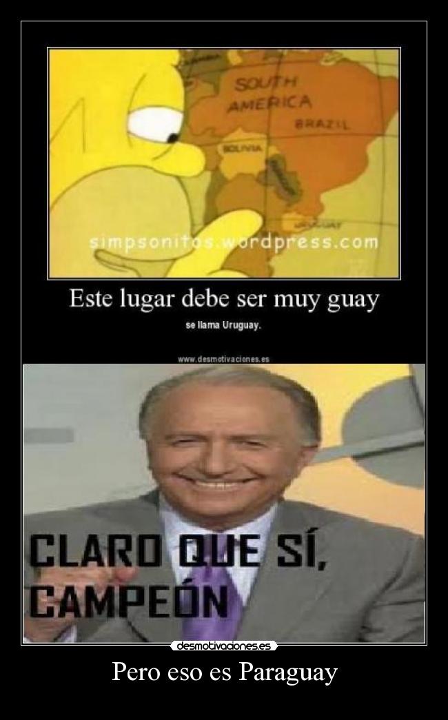 Pero eso es Paraguay -