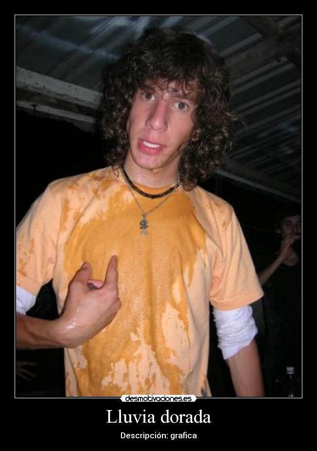 Lluvia dorada - Descripción: grafica