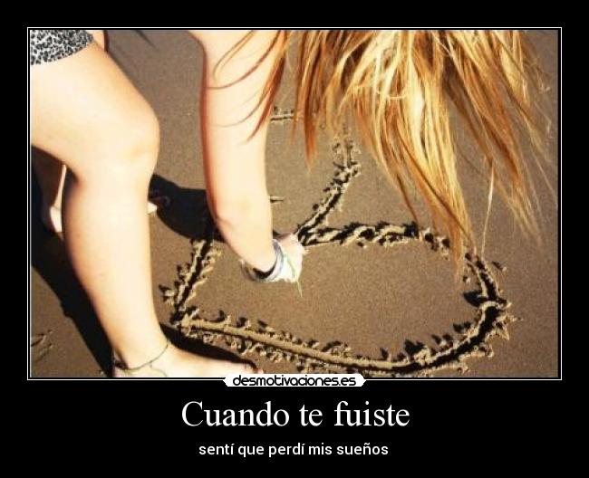 Cuando te fuiste -