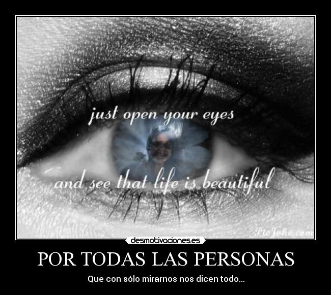 POR TODAS LAS PERSONAS -