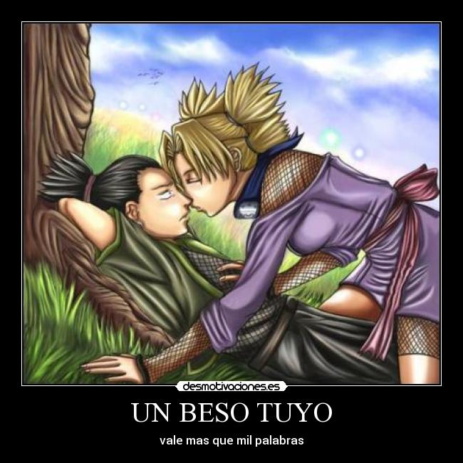 UN BESO TUYO - vale mas que mil palabras