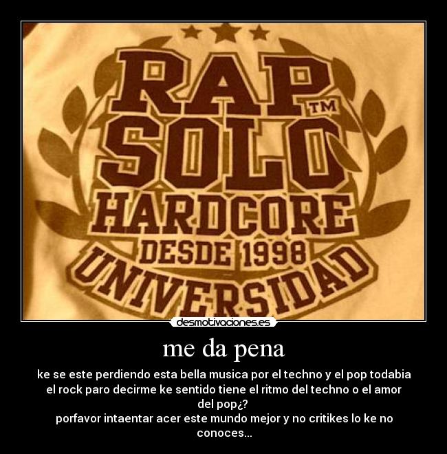 carteles rap desmotivaciones