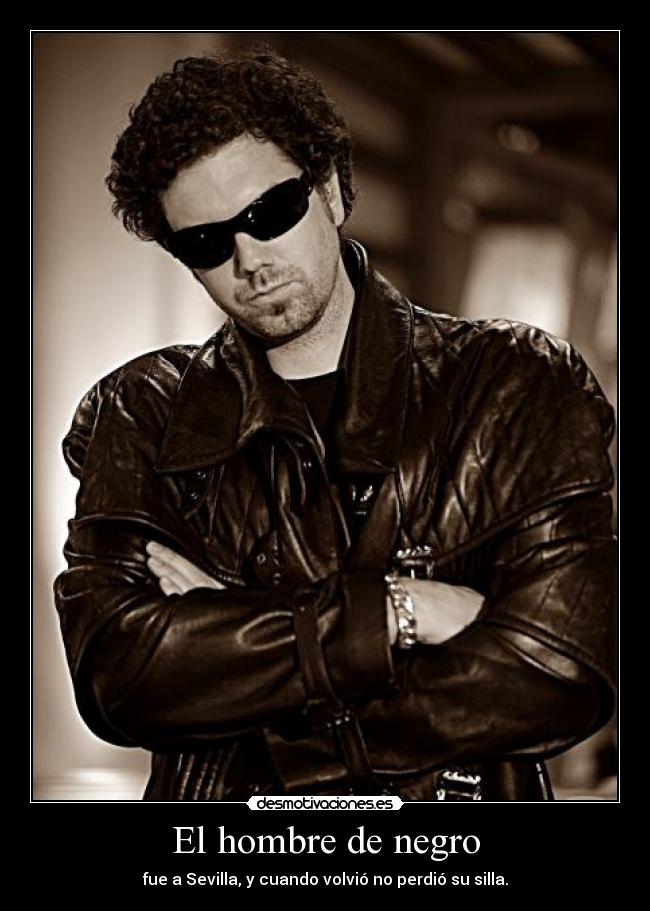 El hombre de negro -