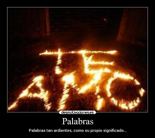 Palabras -