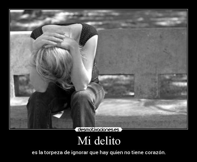 Mi delito -
