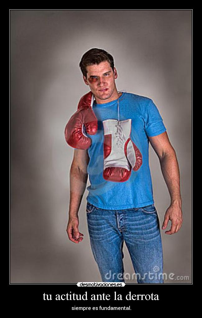 tu actitud ante la derrota - 