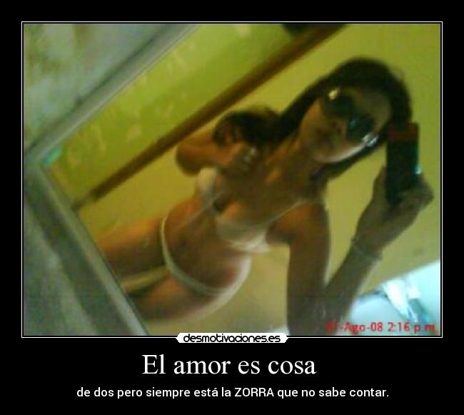 El amor es cosa -