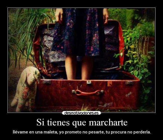 Si tienes que marcharte - 