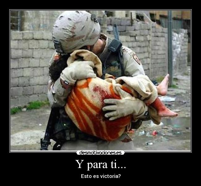 Y para ti... - Esto es victoria?