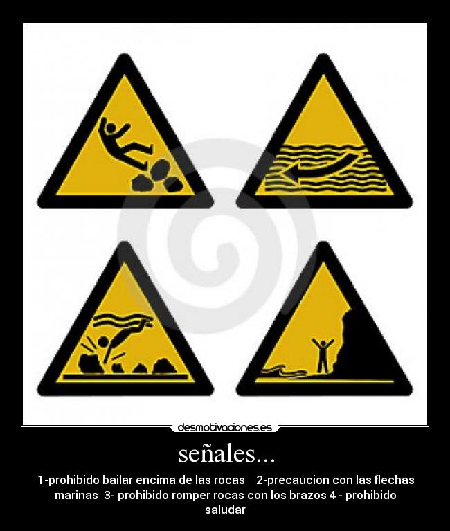 señales... -