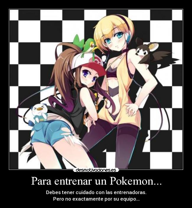 Para entrenar un Pokemon... - 