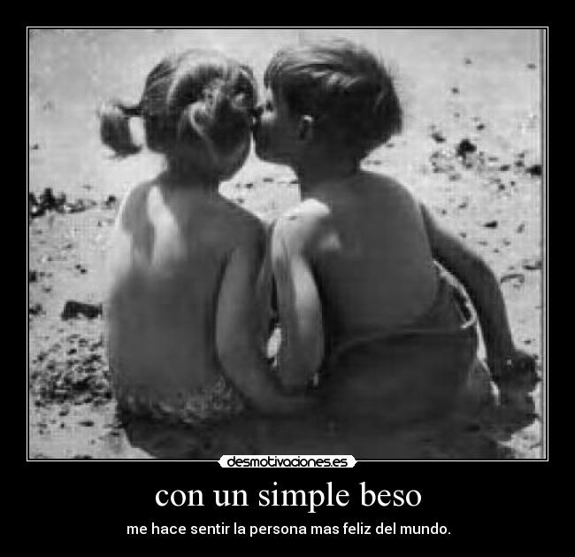 con un simple beso - 