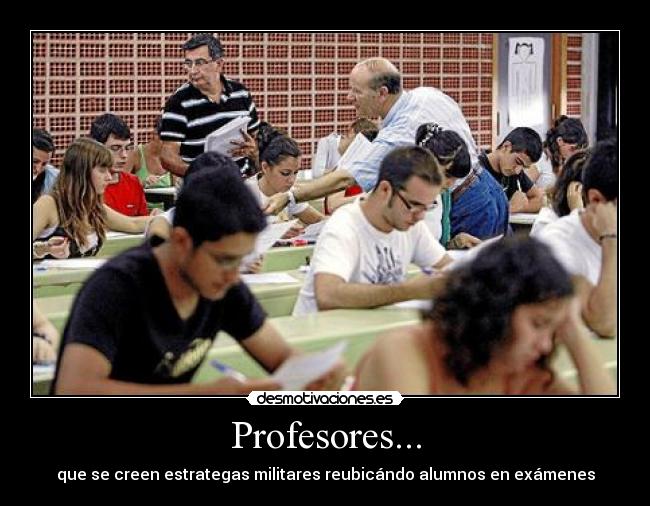 Profesores... -