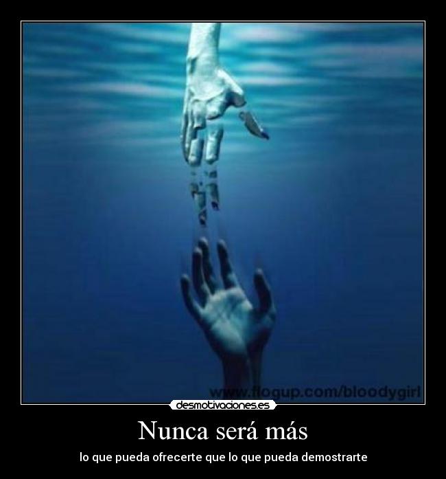 Nunca será más - 