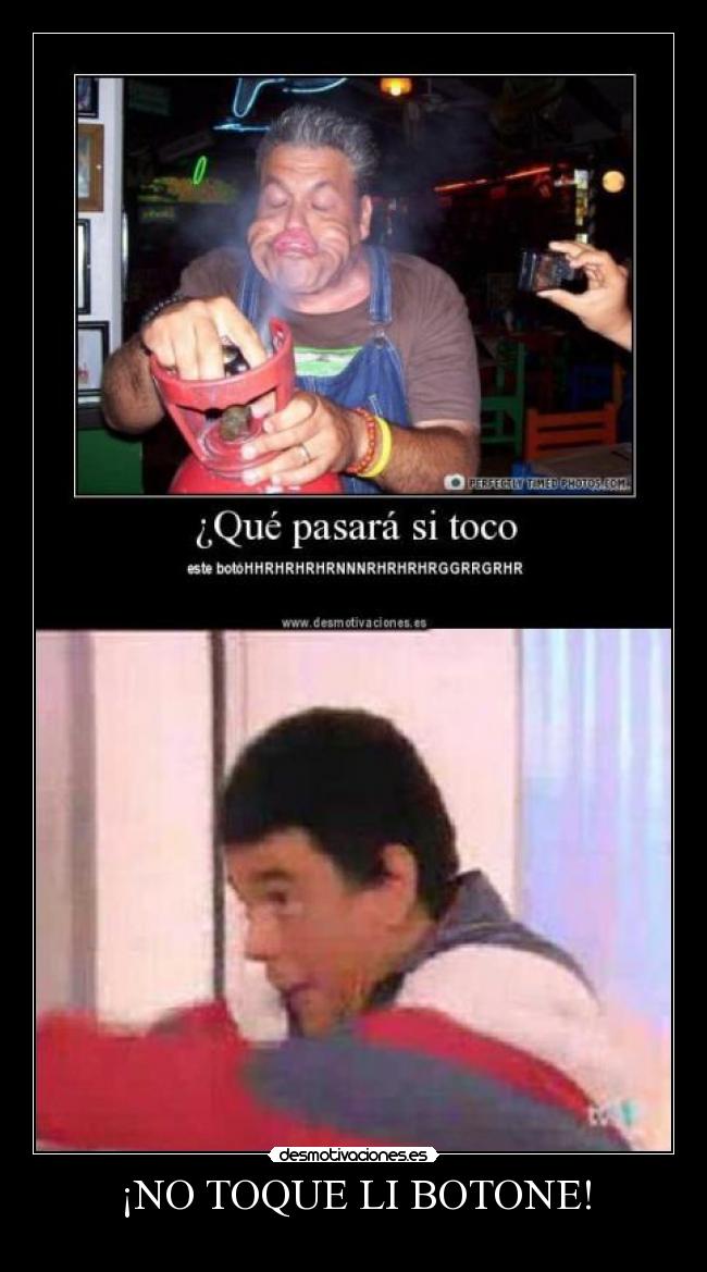 carteles toque botone desmotivaciones