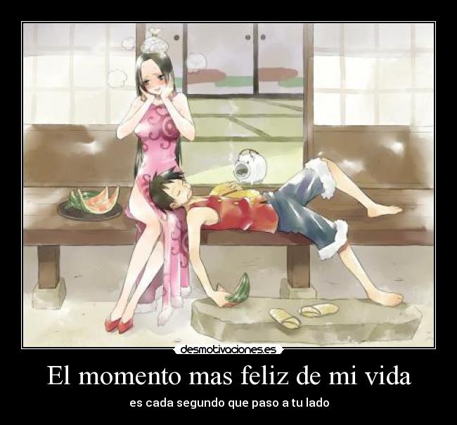 El momento mas feliz de mi vida -