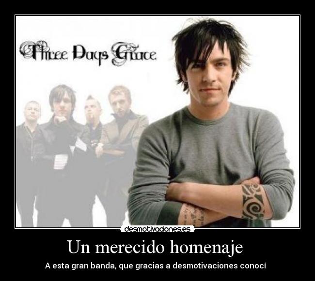 carteles three days grace desmotivaciones