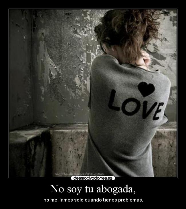 No soy tu abogada, - 
