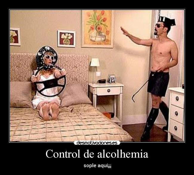Control de alcolhemia -