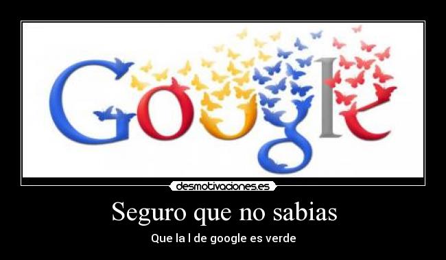 Seguro que no sabias -