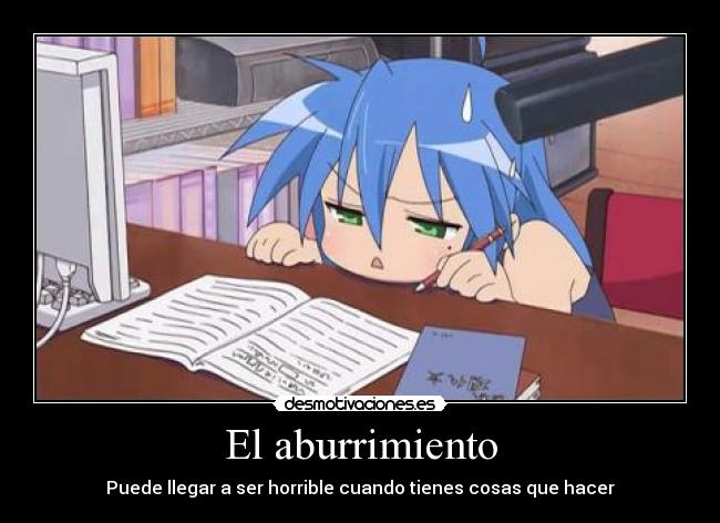 El aburrimiento -