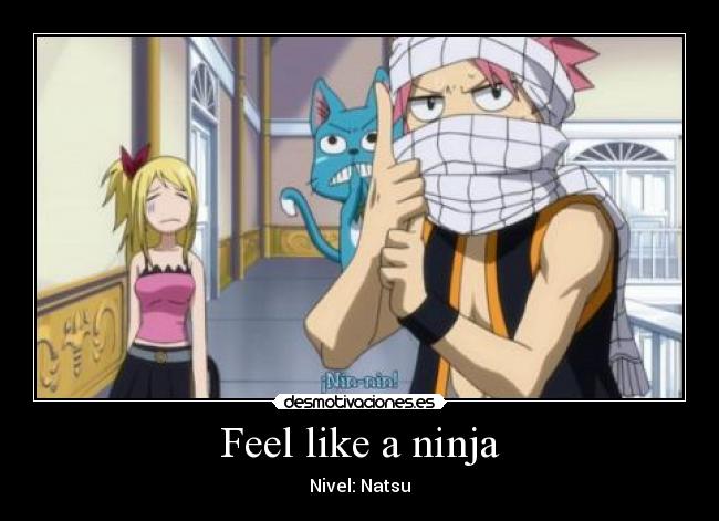 Feel like a ninja - Nivel: Natsu