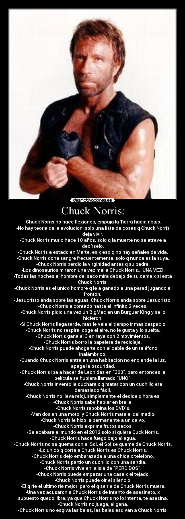 Chuck Norris: - 