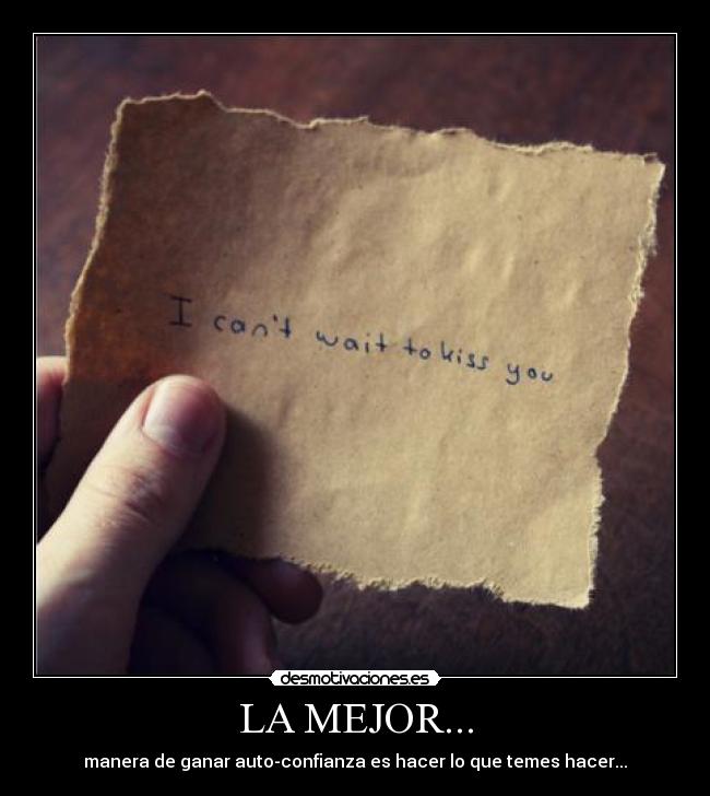 LA MEJOR... -