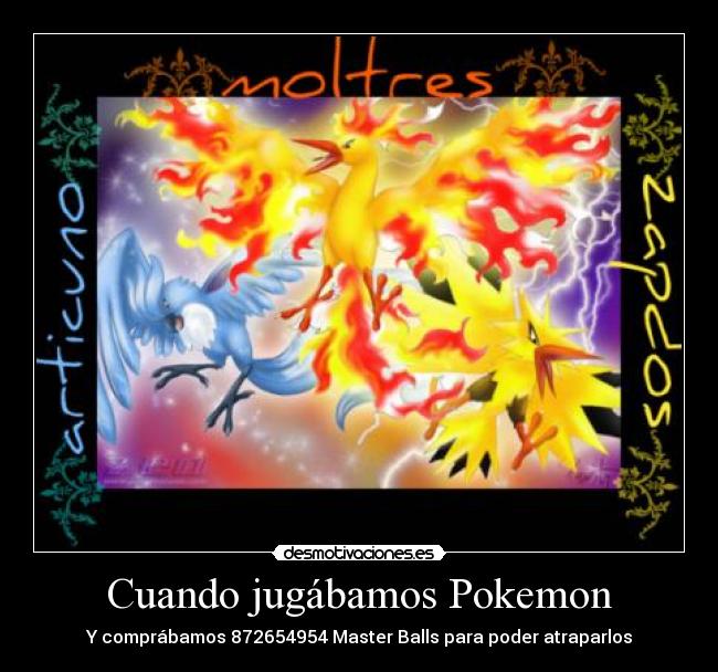 Cuando jugábamos Pokemon - Y comprábamos 872654954 Master Balls para poder atraparlos