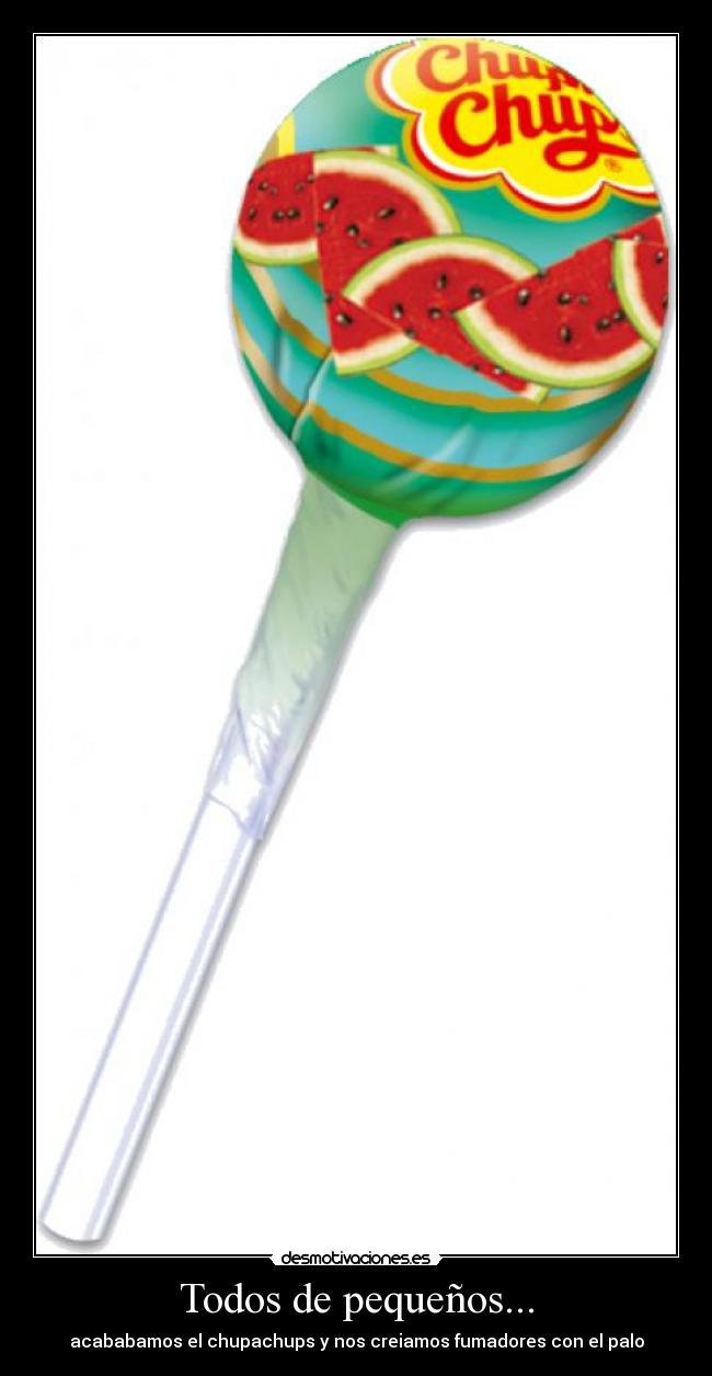 carteles chupachups infancia desmotivaciones