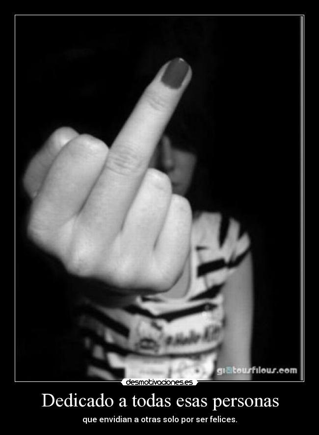 Dedicado a todas esas personas - 