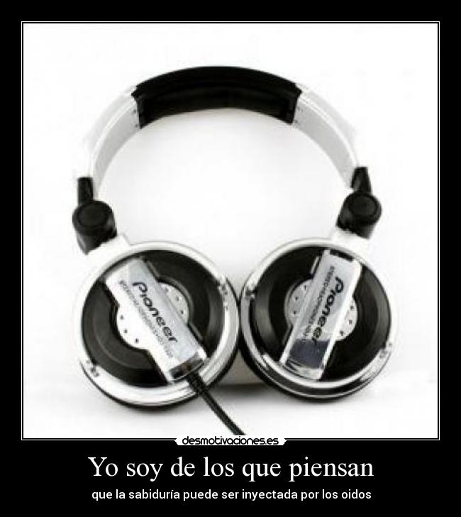 Yo soy de los que piensan - 