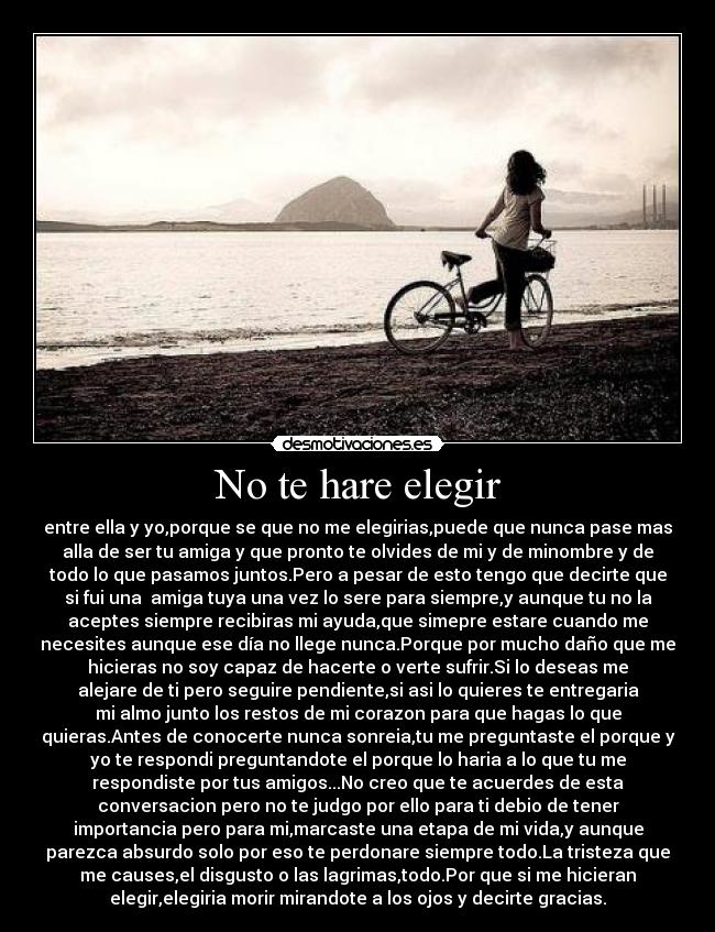 No te hare elegir - 