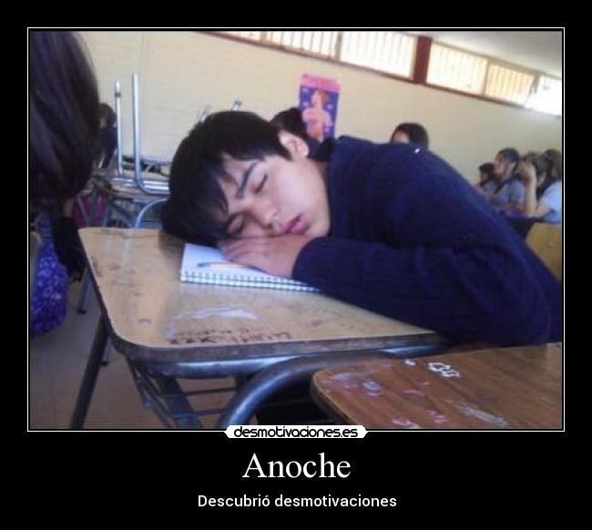 Anoche - Descubrió desmotivaciones