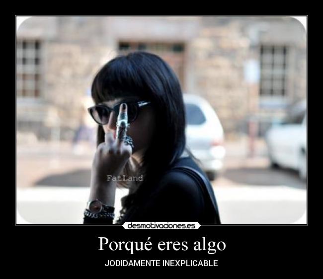 carteles porque eres algo desmotivaciones