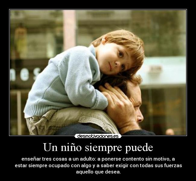 Un niño siempre puede -