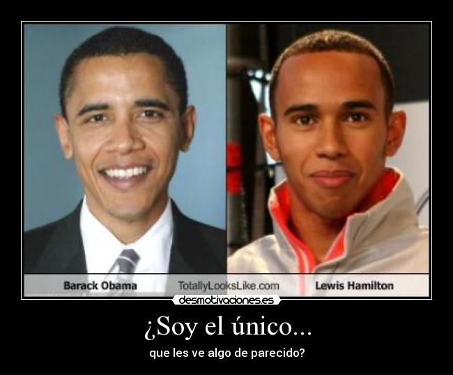 ¿Soy el único... -