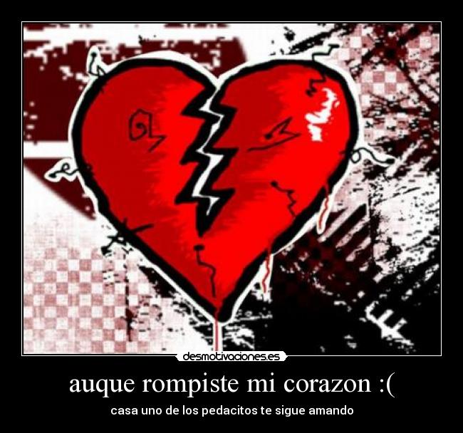 carteles corazon amor desmotivaciones