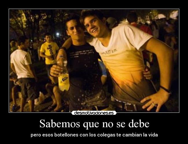 Sabemos que no se debe - 