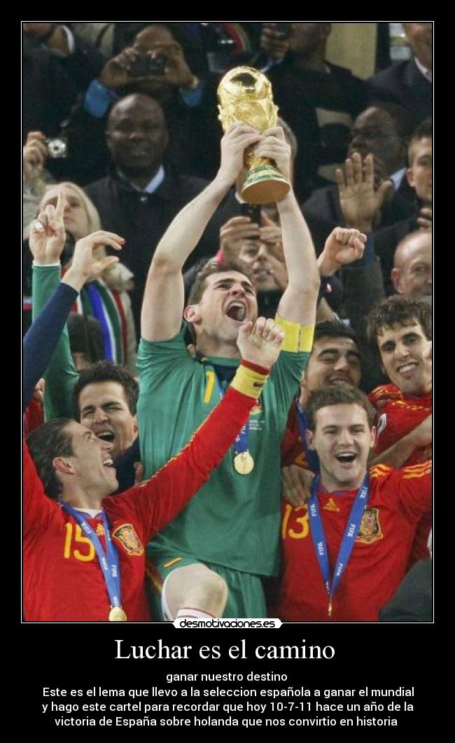 Luchar es el camino -