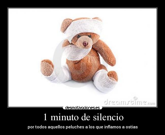1 minuto de silencio -