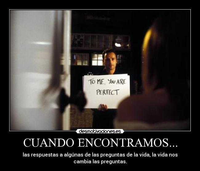 CUANDO ENCONTRAMOS... - 