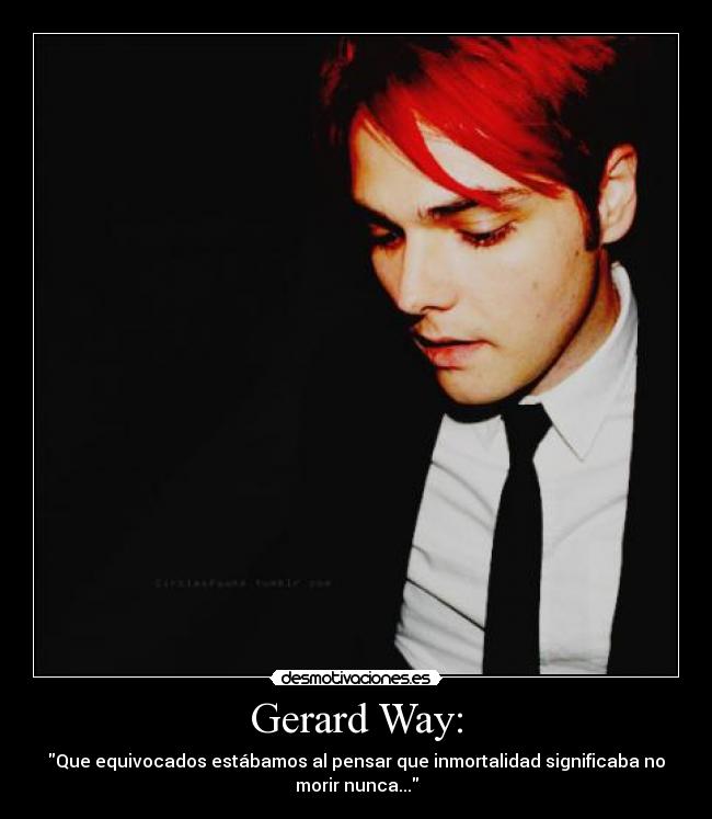 carteles gerard way desmotivaciones