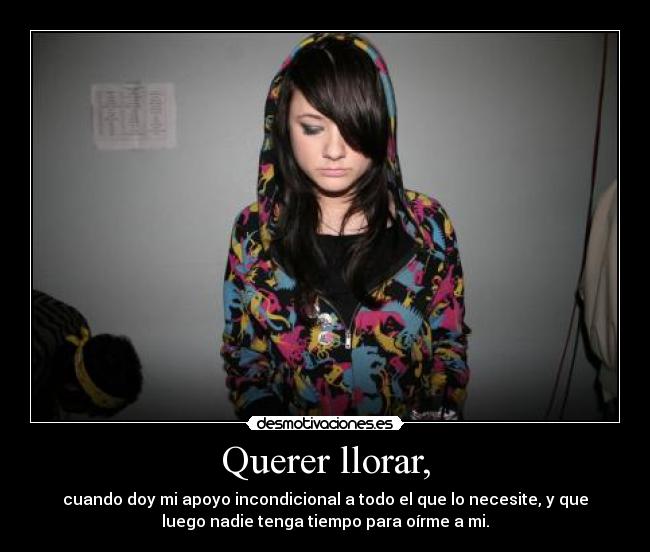 carteles llorar llorar desmotivaciones