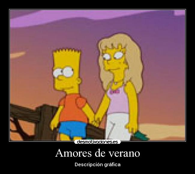 Amores de verano - Descripción gráfica