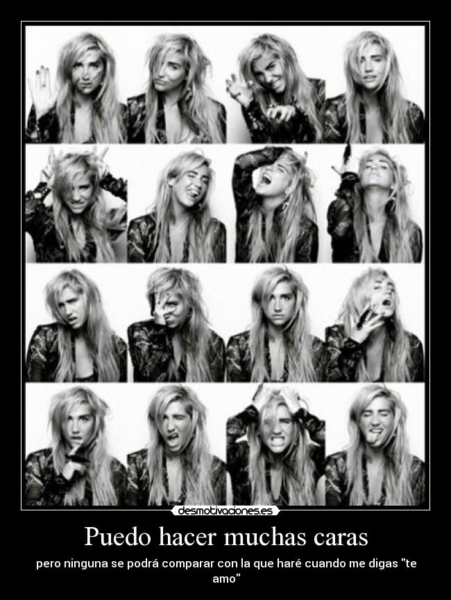 Puedo hacer muchas caras - 