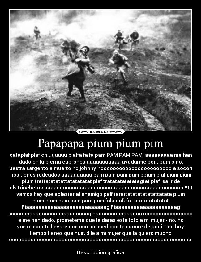 Papapapa pium pium pim -